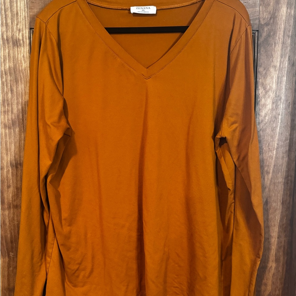 Zenana Outfitters Amber Long Sleeve Top